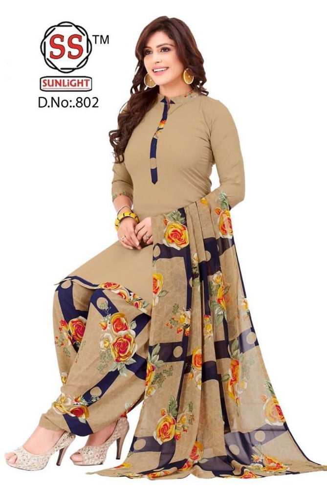 Ssc Sunlight Regular Wear Printed Designer Dress Material Collection
